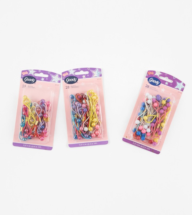 playngrow Goody Girls Twinbead Bubble Ponytailers (28pcs) #27118
